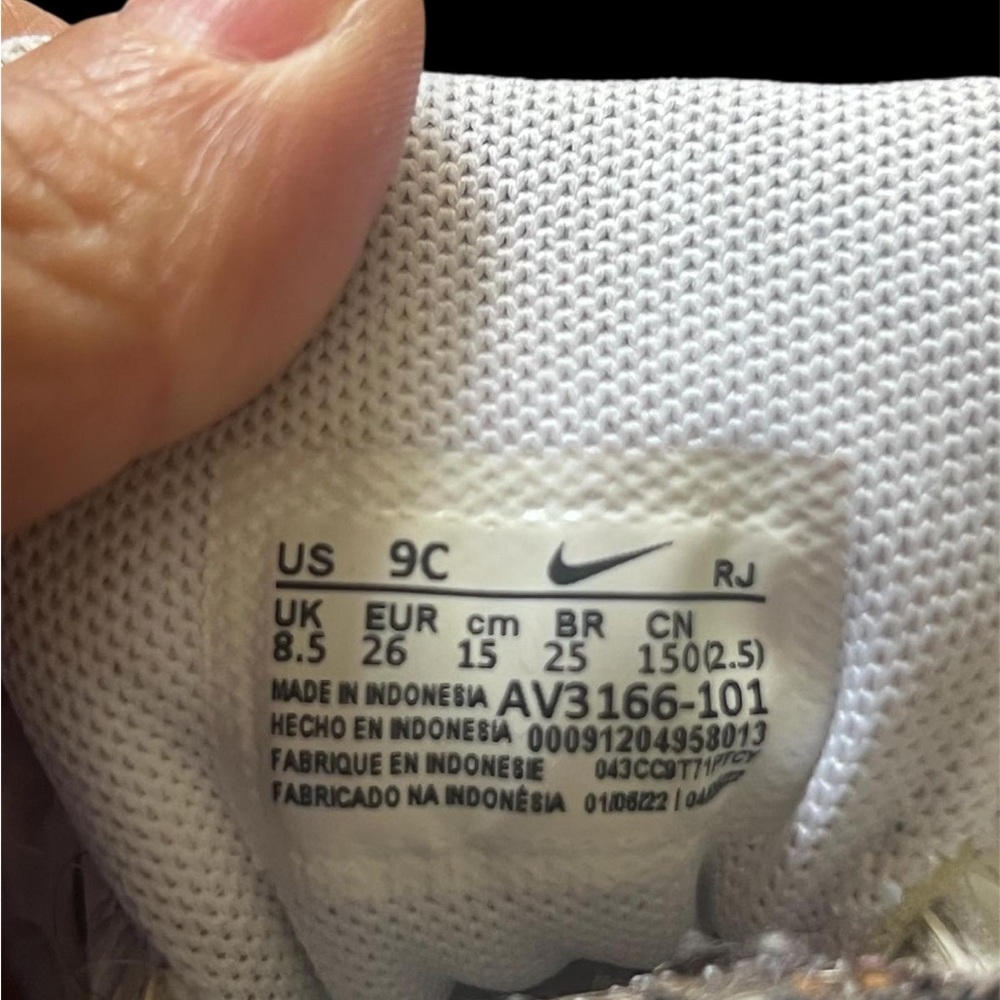 Nike White Mesh Sneakers